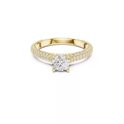 Premium Custom Fine Jewelry Diamond Ring Gold Band STL 3DM 0348