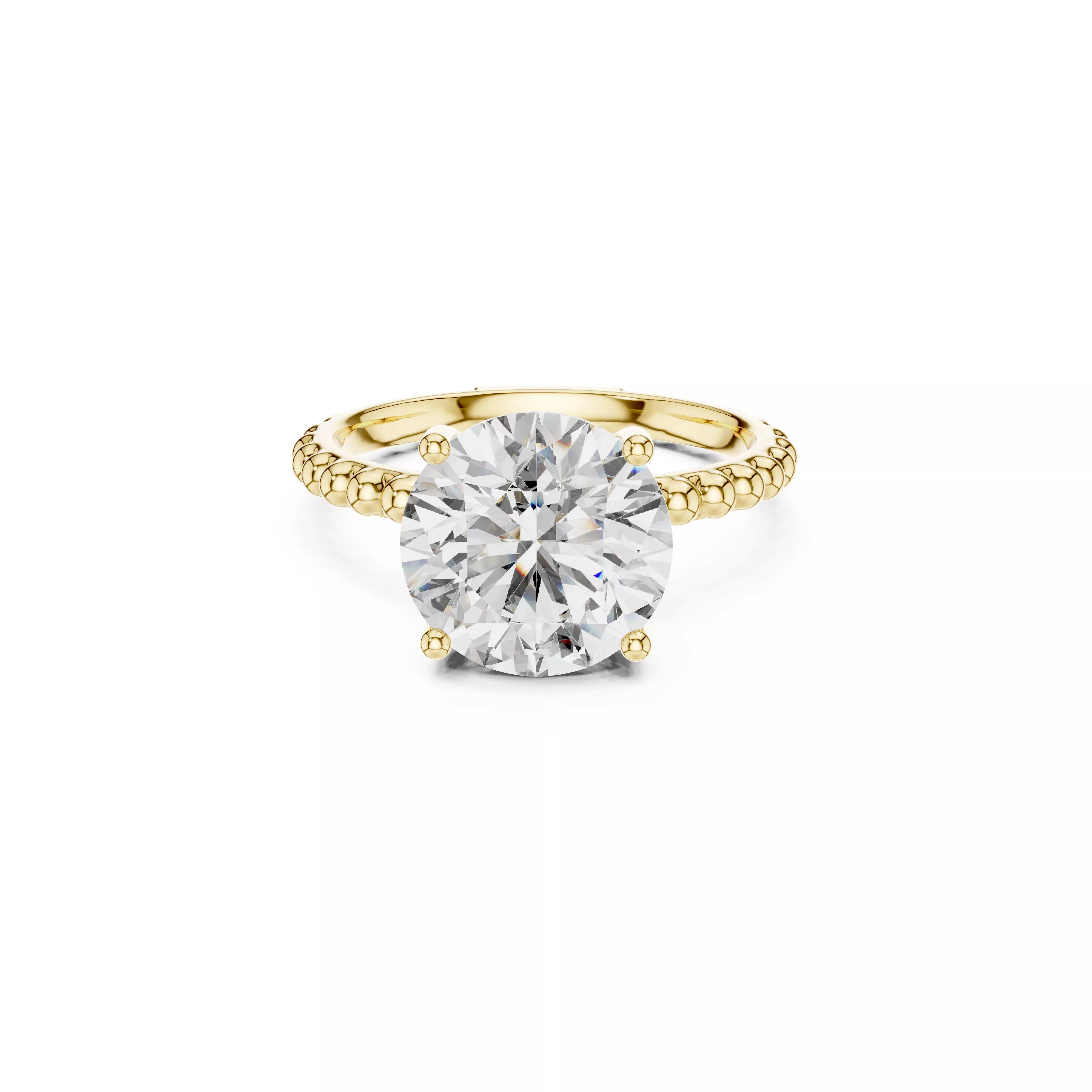 Premium Custom Fine Jewelry Diamond Ring Gold Band STL 3DM 0028 3D print model