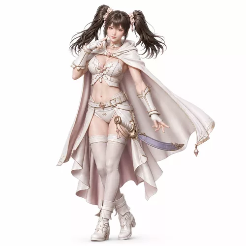 Fantasy Female Rogue Scale 3D Printable Model