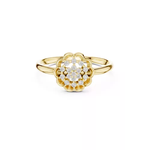 Premium Custom Fine Jewelry Diamond Ring Gold Band STL 3DM 01 99