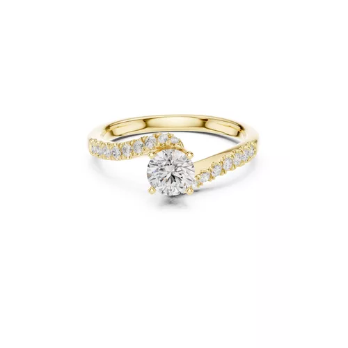 Premium Custom Fine Jewelry Diamond Ring Gold Band STL 3DM 0320