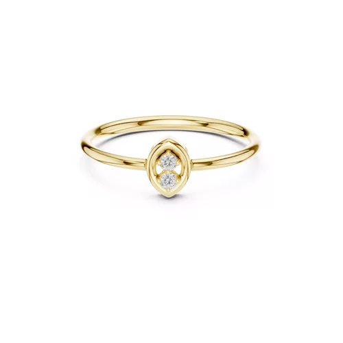 Premium Custom Fine Jewelry Diamond Ring Gold Band STL 3DM 01 96