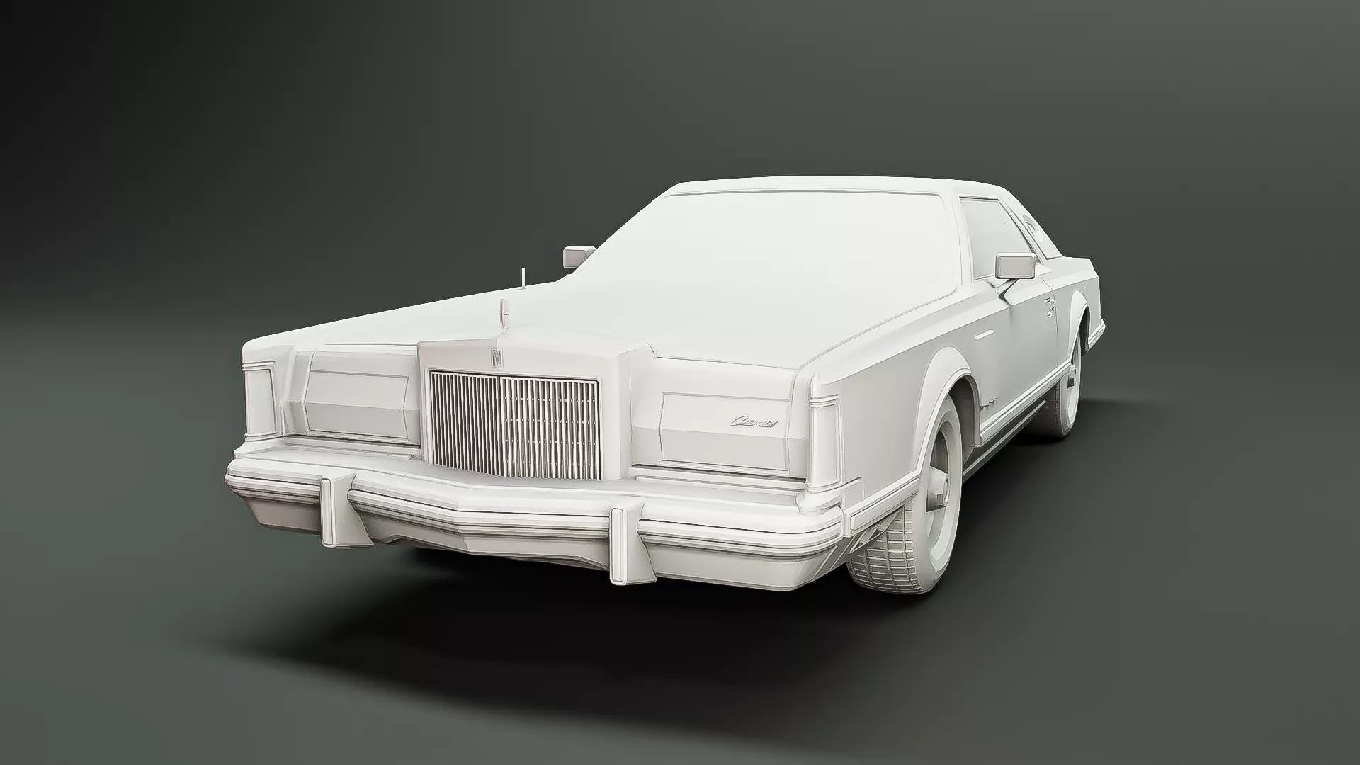 Lincoln Continental Mark V RoZ 3D print model