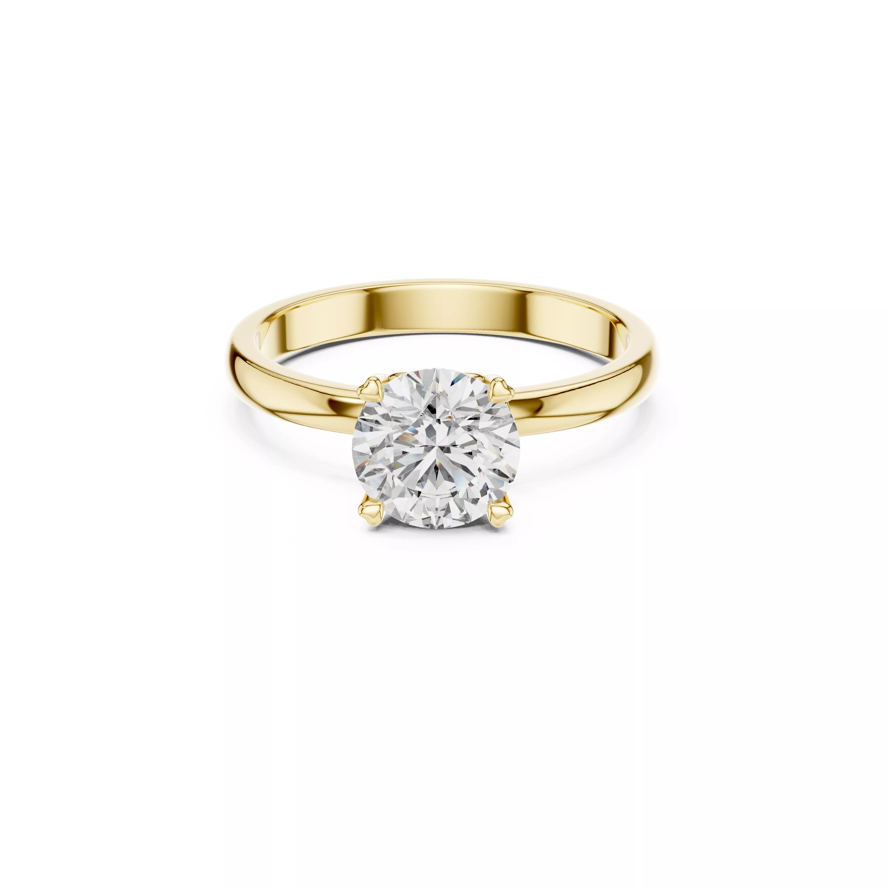 Premium Custom Fine Jewelry Diamond Ring Gold Band STL 3DM 0010 3D ...