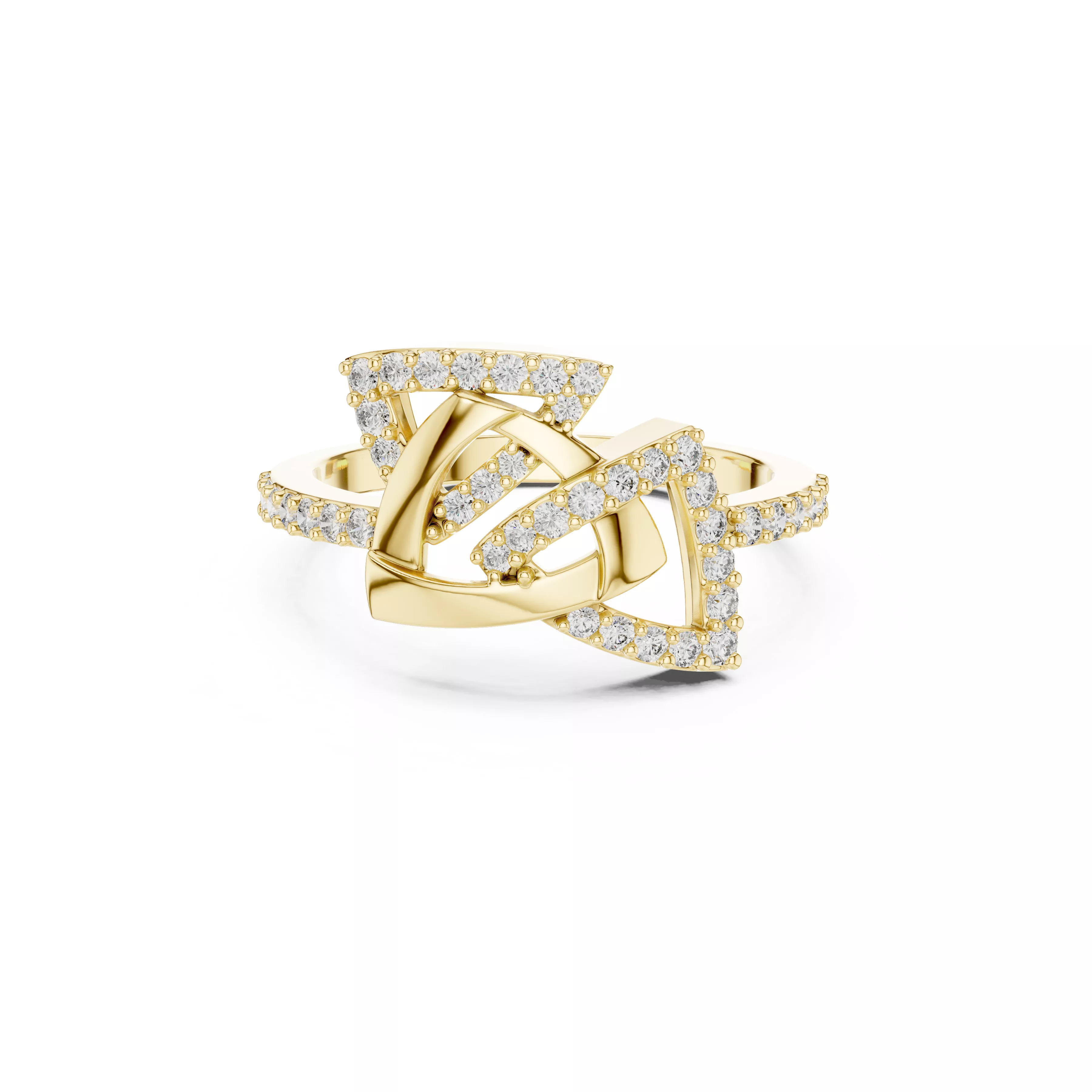 Premium Custom Fine Jewelry Diamond Ring Gold Band STL 3DM 01 83 3D print model