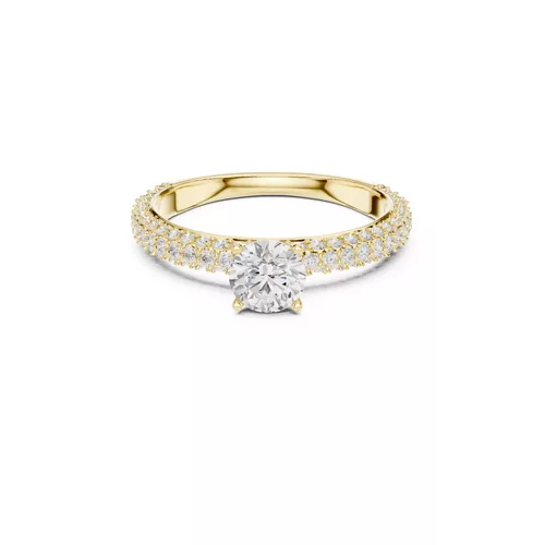Premium Custom Fine Jewelry Diamond Ring Gold Band STL 3DM 0288