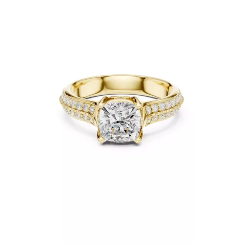 Premium Custom Fine Jewelry Diamond Ring Gold Band STL 3DM 0274