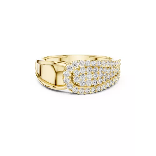 Premium Custom Fine Jewelry Diamond Ring Gold Band STL 3DM 01 5