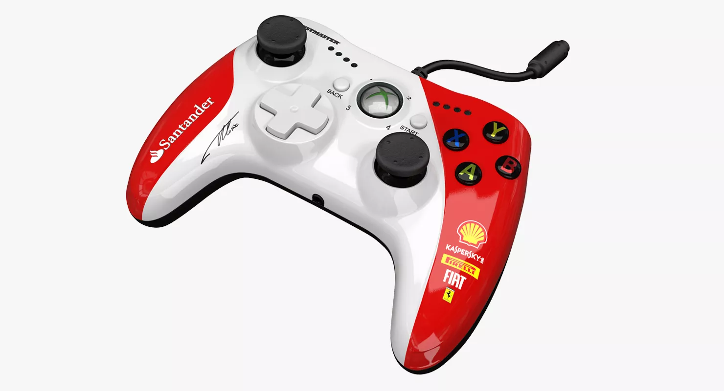 Wired Gamepad Thrustmaster GPX Lightback Ferrari F1 Edition 3D model