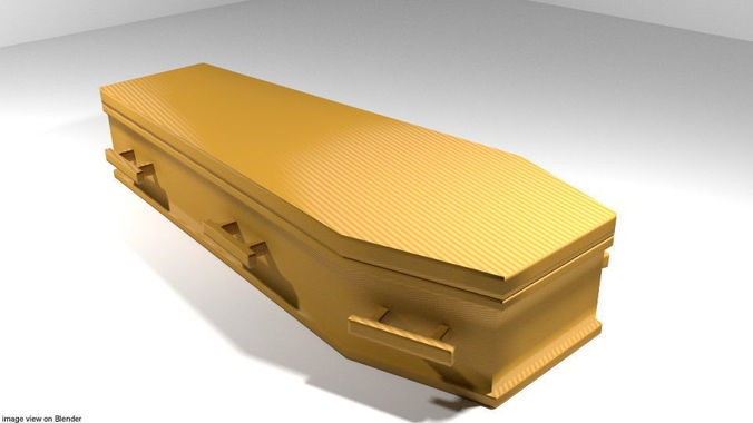 Coffin - Hexagonal Box 3D model