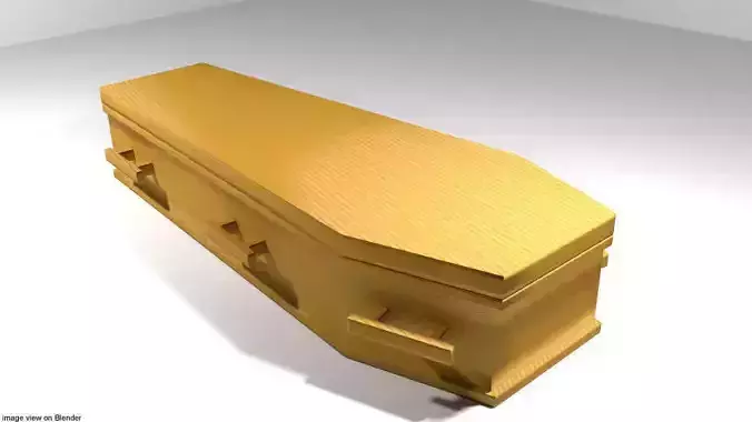 Coffin - Hexagonal Box 3D model