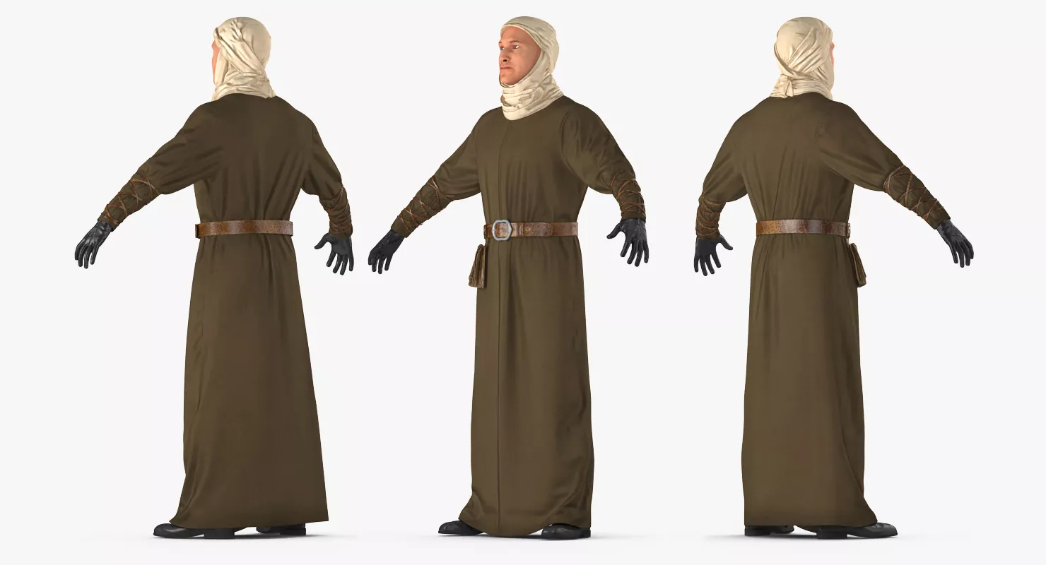 Medieval Man 3D model