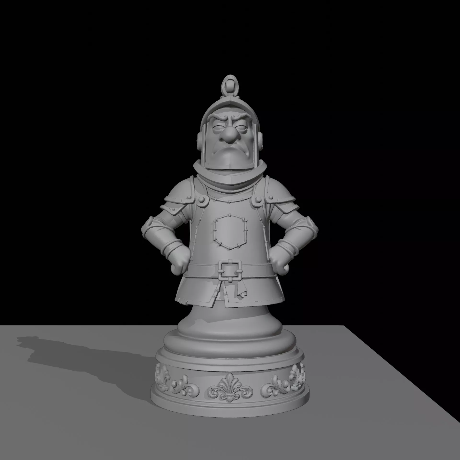 the pawn 3D print model