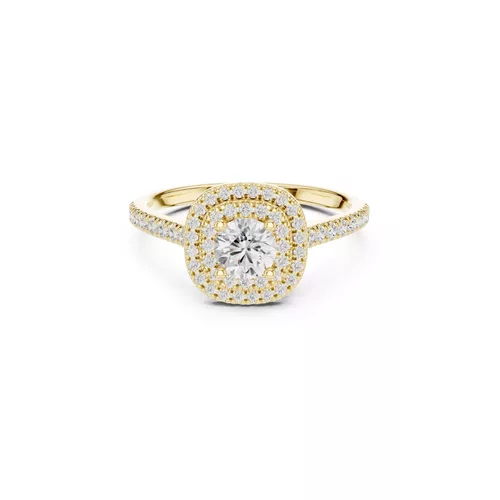Premium Custom Fine Jewelry Diamond Ring Gold Band STL 3DM 0243