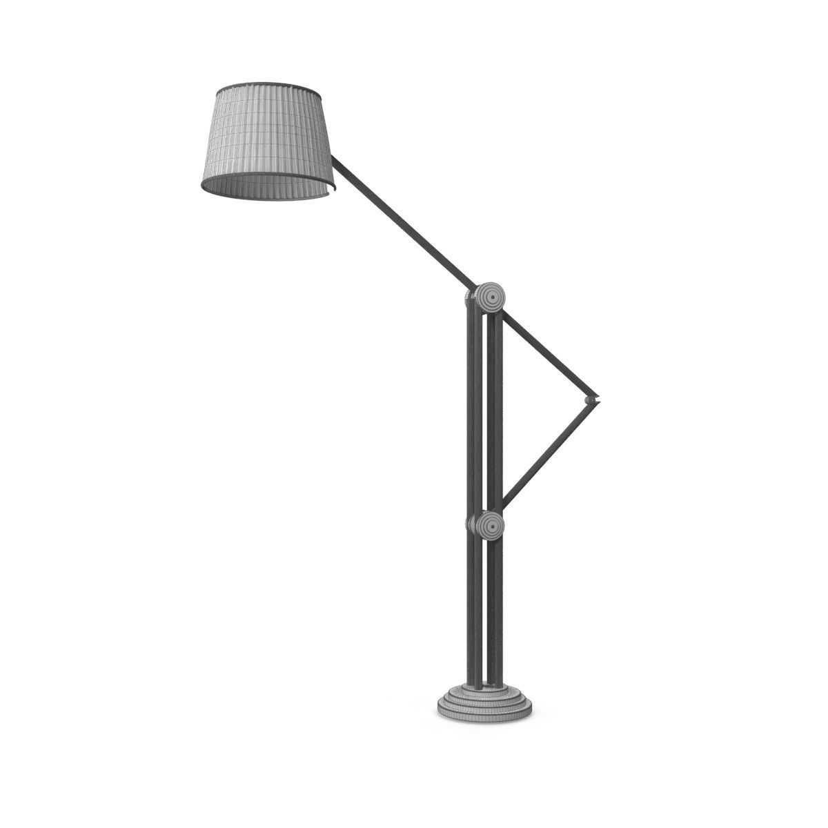 Charles Paris Propylees Floor Lamp 3D model_4