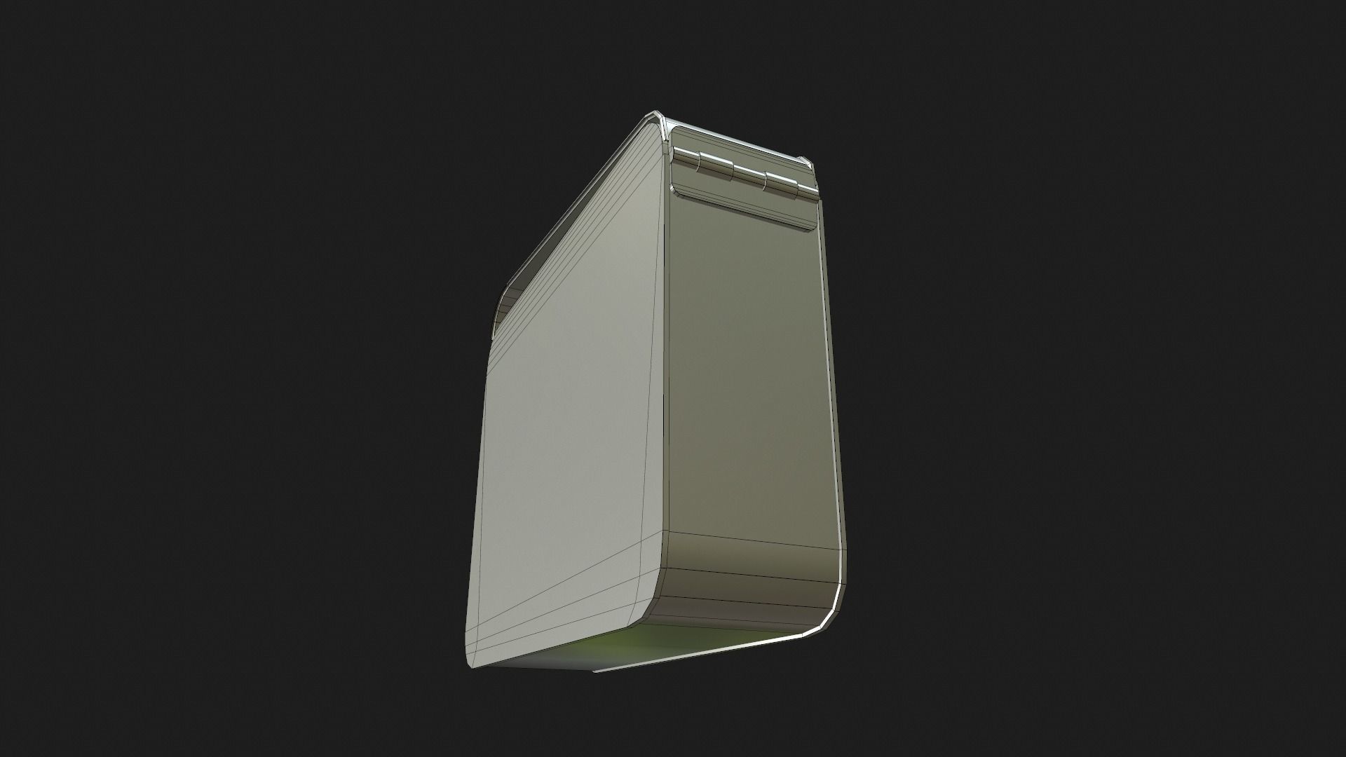 Ammo crate Low-poly 3D model_9