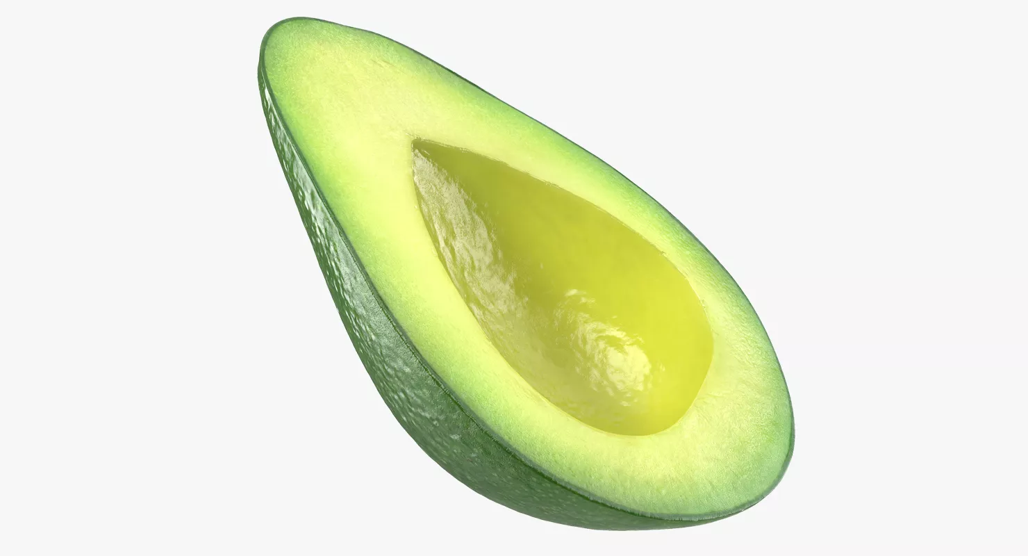 Avocado Half 3D model
