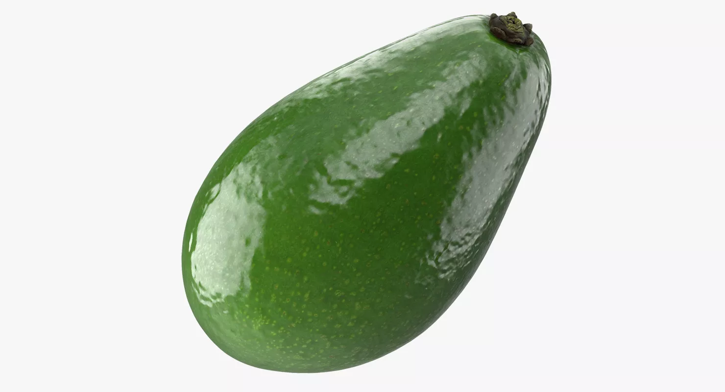 Whole Avocado 3D model