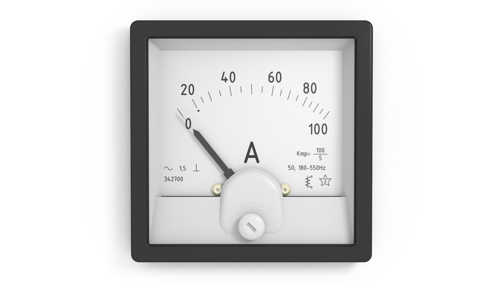 Amperemeter Voltmeter 3D model_1