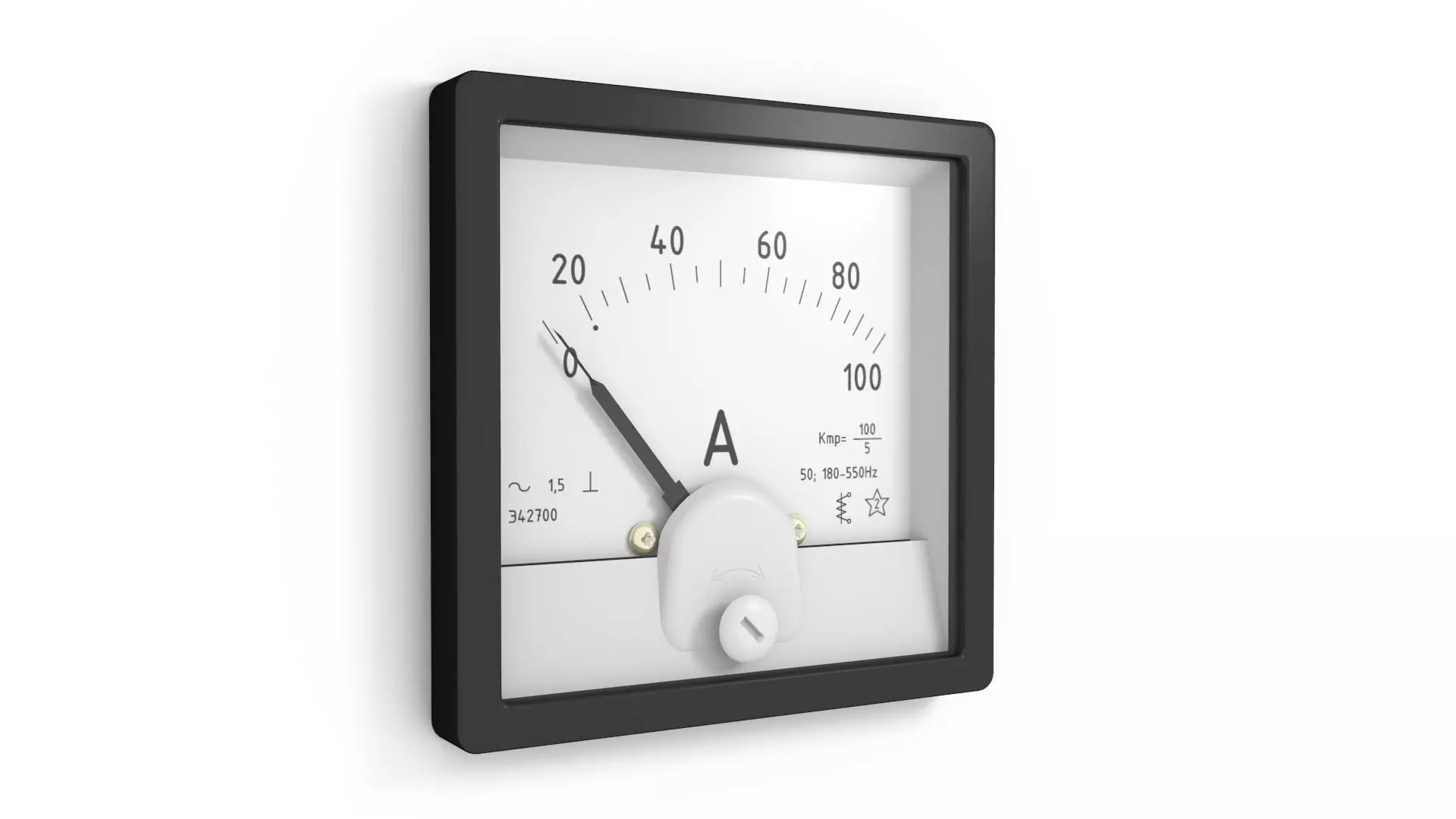 Amperemeter Voltmeter 3D model_0