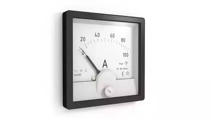 Amperemeter Voltmeter 3D model