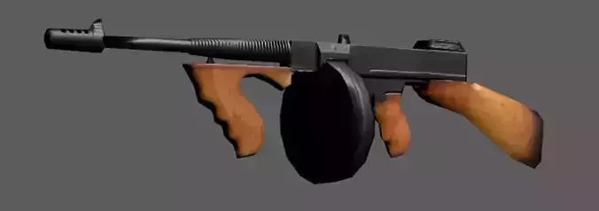Tommy Gun 3D model