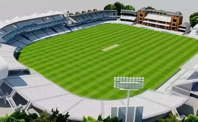 Lords Cricket Ground - London Low-poly 3D model