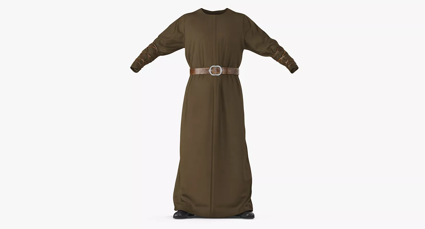 Medieval Clothing Men Tunic 3D model
