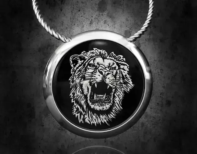 Lion pendant for men