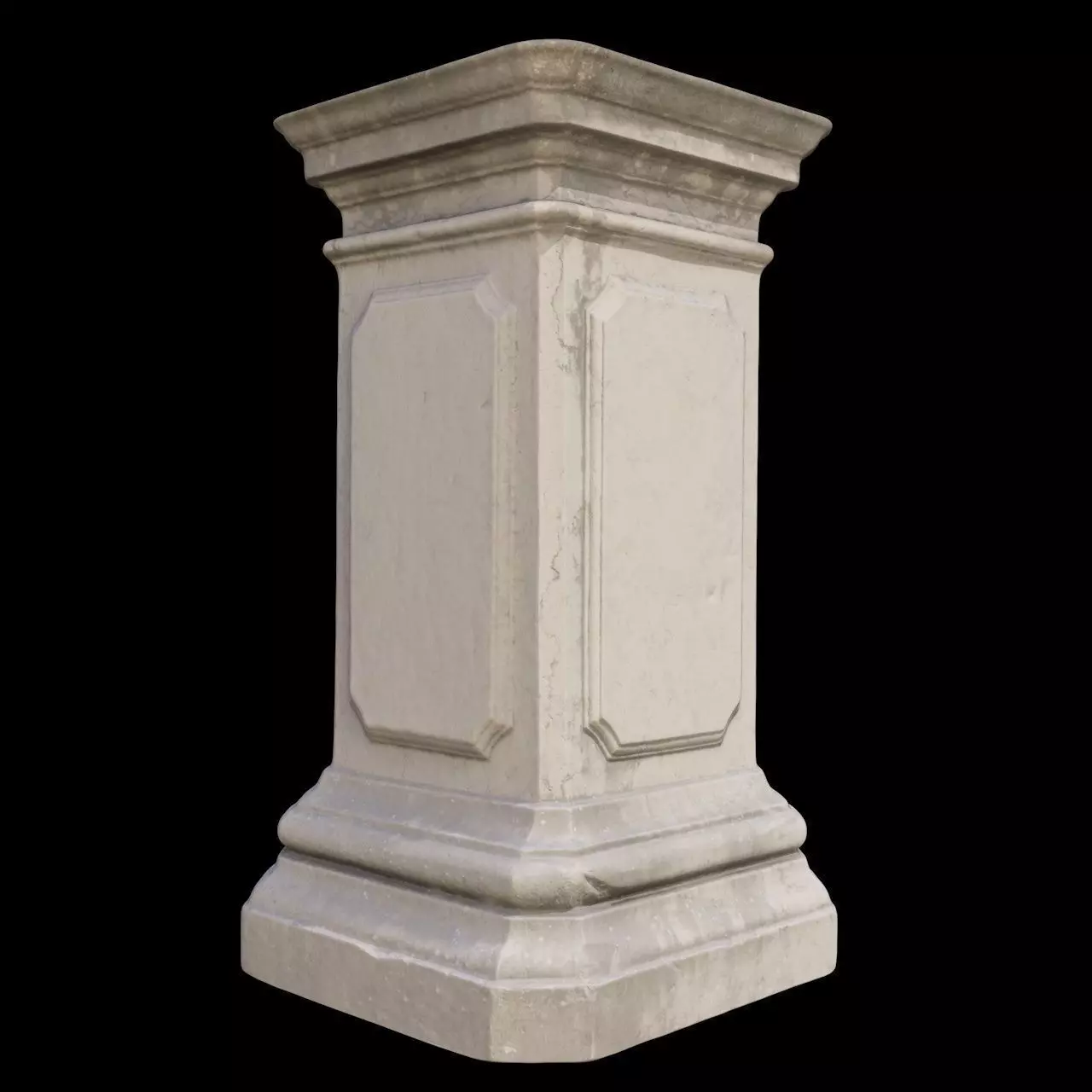 Classic Column Decorative Free 3D model_0