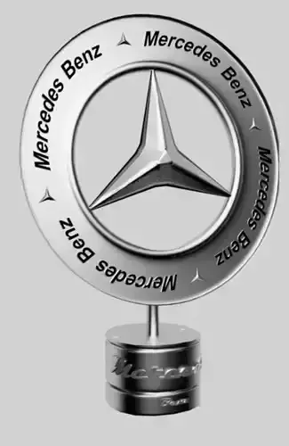 3d printable Mercedes Logo 