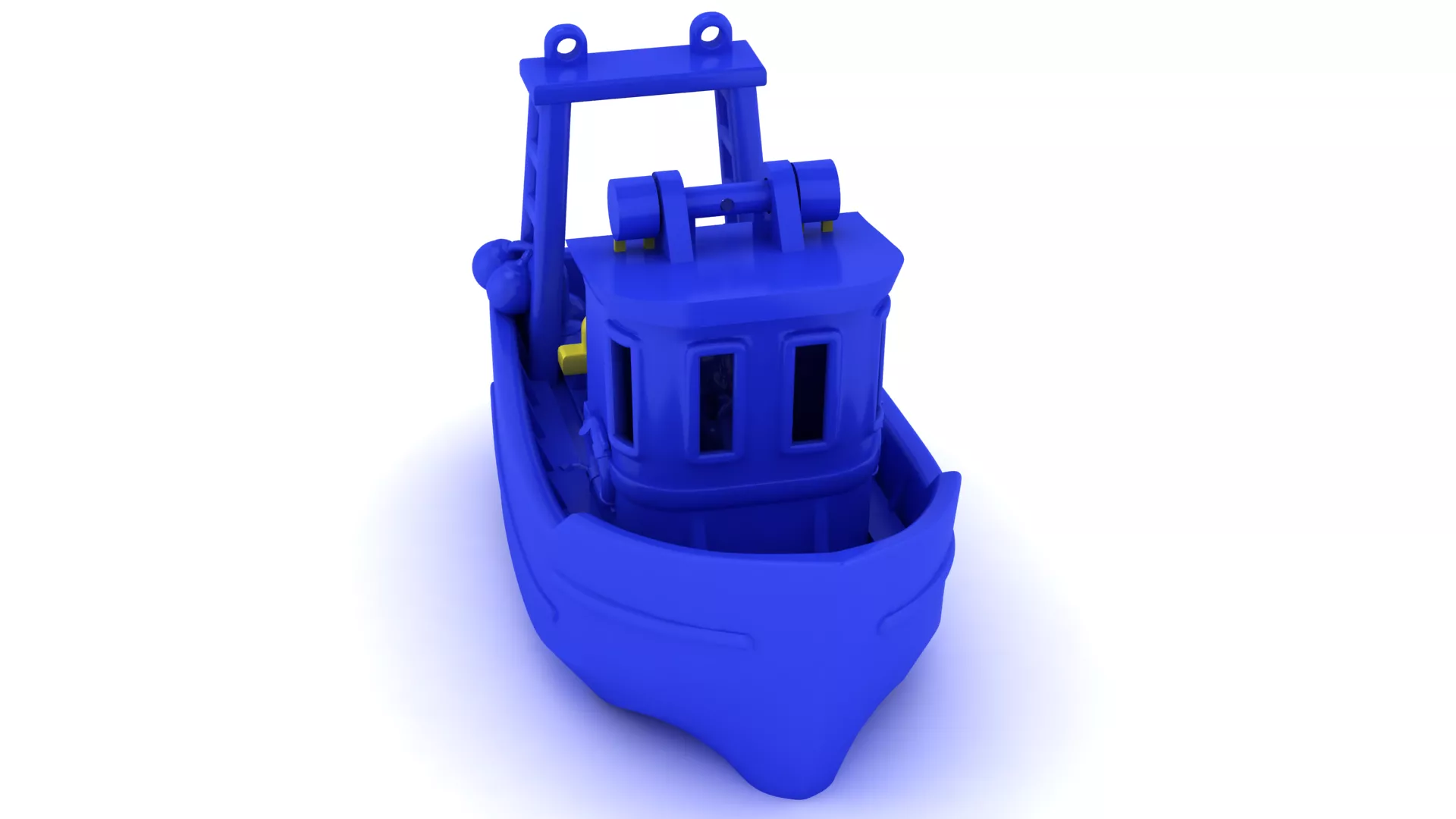 3D Tugboat Model 3D print model