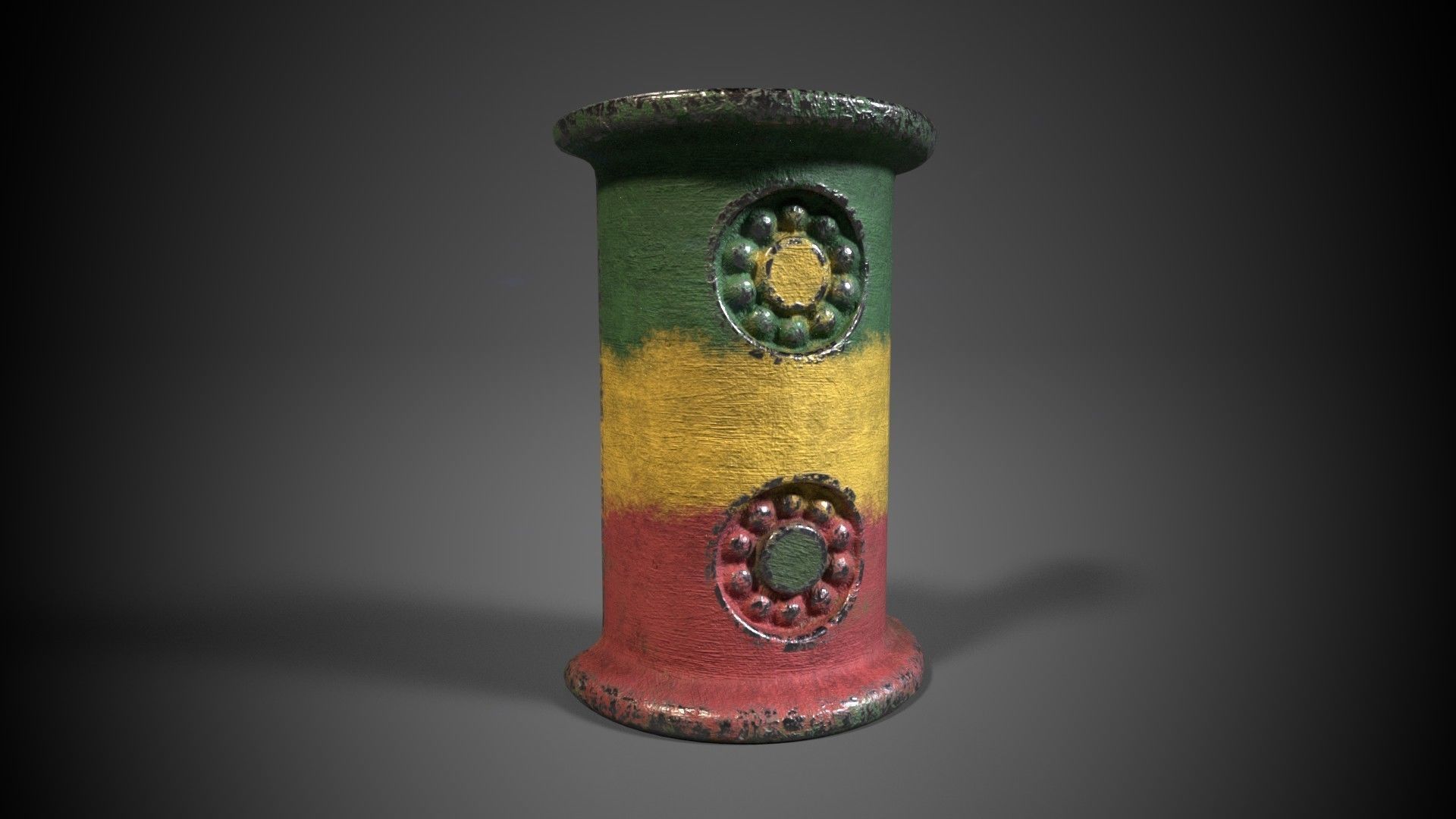 Dreadlocks for production render in Vray editable 3D model_9