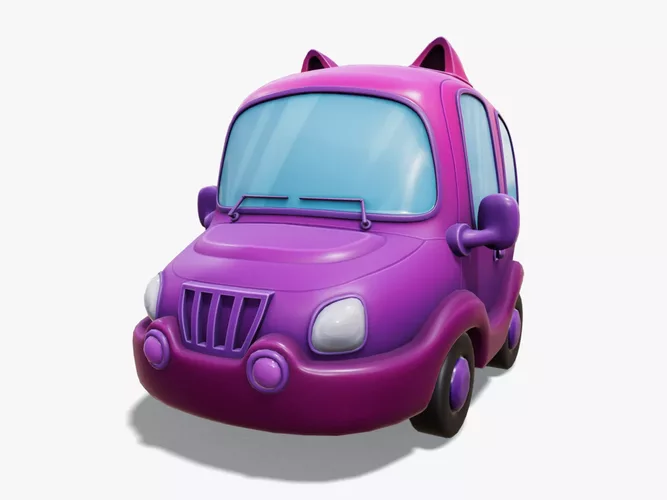 Stylized Catty Wagon Rigged