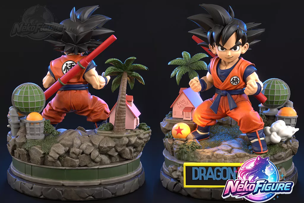 Dragon Ball Goku Printable Fanart 3D print model