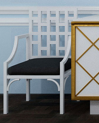 Decorative set Modern 3D model_3