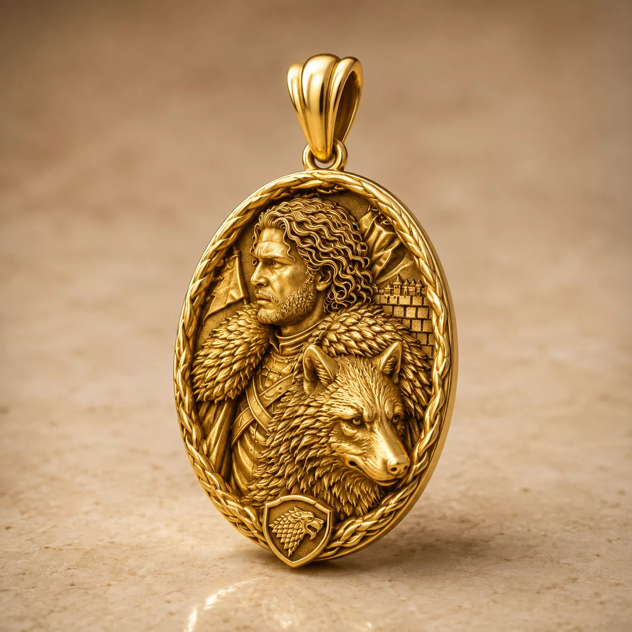 Game of thrones pendant 3D print model