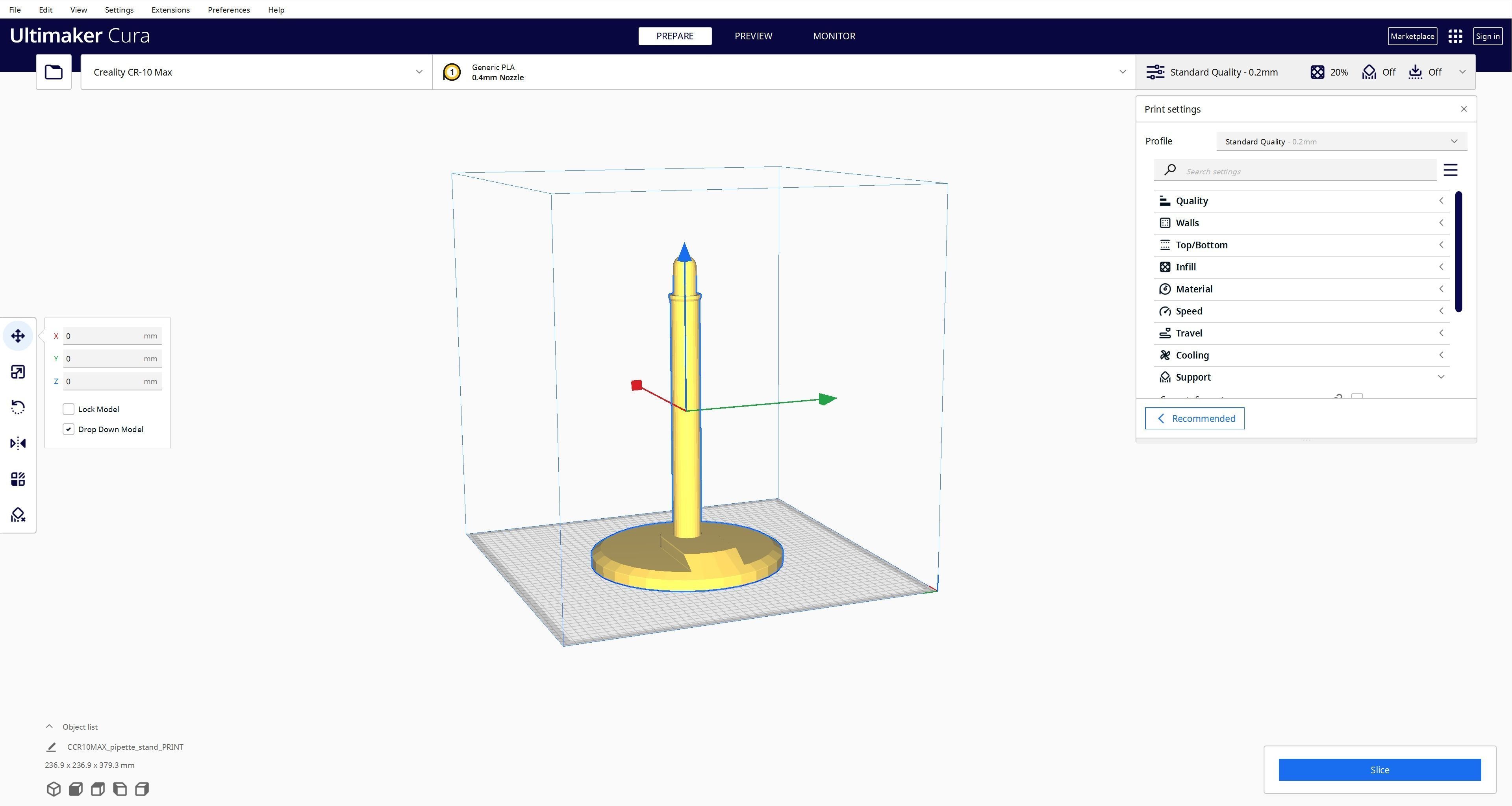Medical Pipette Stand 3D model_12
