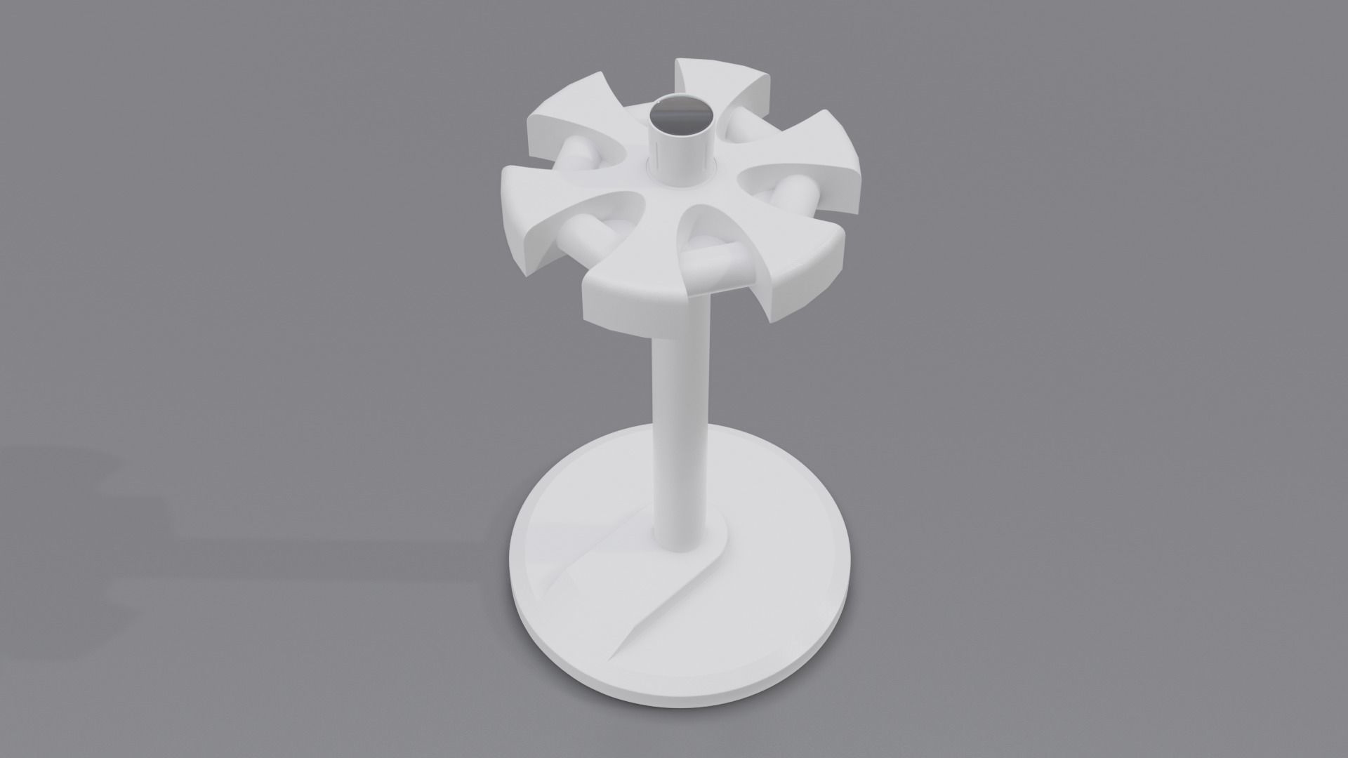 Medical Pipette Stand 3D model_7