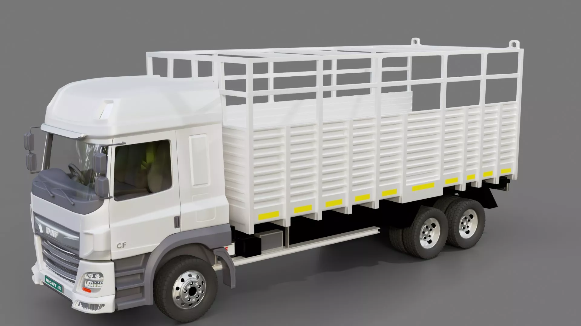 DAF CF Gabbage Truck 2020 3D model