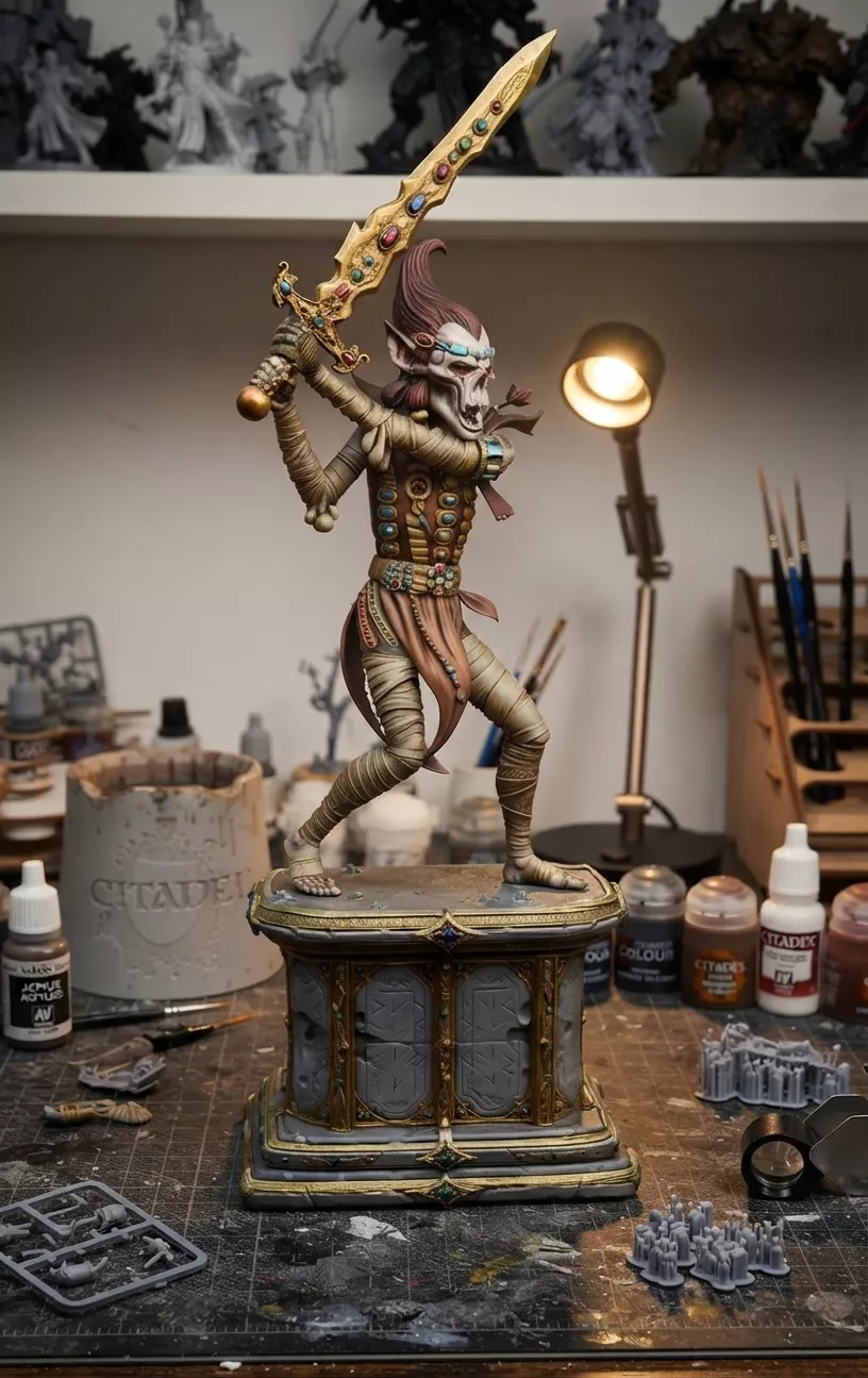 Githyanki also known as the Fiend Folio Classic Cover Miniature 3D print model