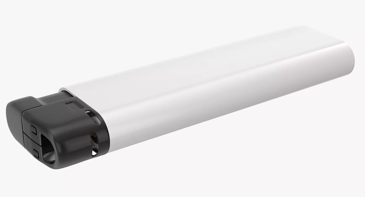 White Lighter Generic 3D model