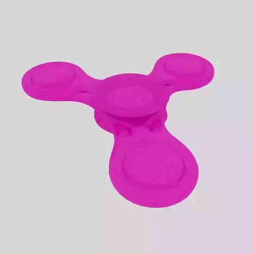Fidget Spinner Low-poly 3D model