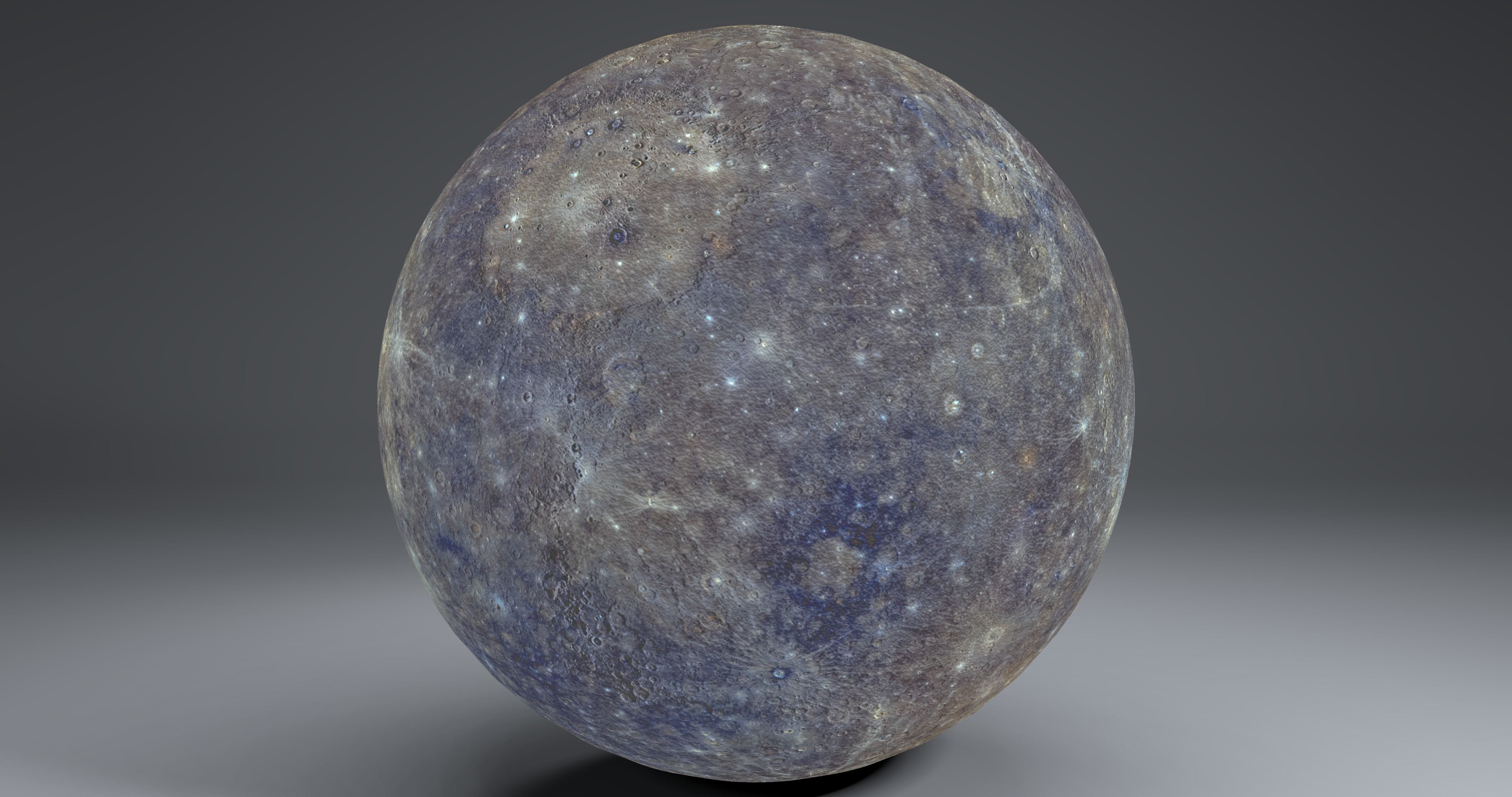 Mercury 4k Globe 3D model_3