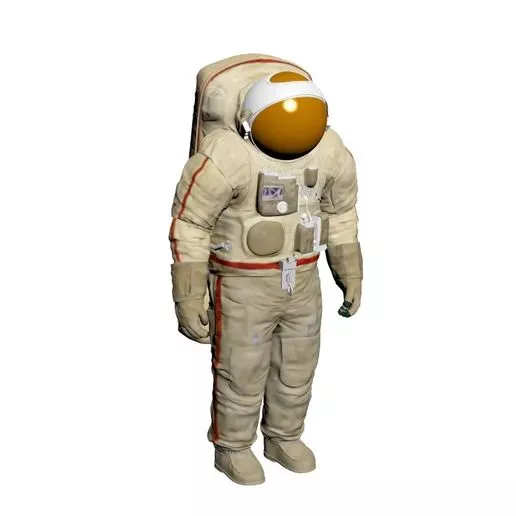 Realistic Astronaut Space Suit 3D Model NASA Style Space Explor Low-poly 3D model