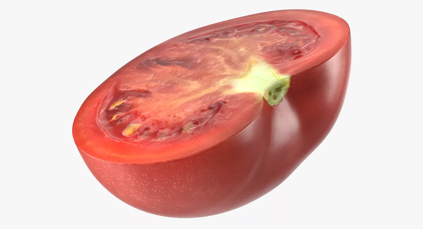 Half Tomato 3D model