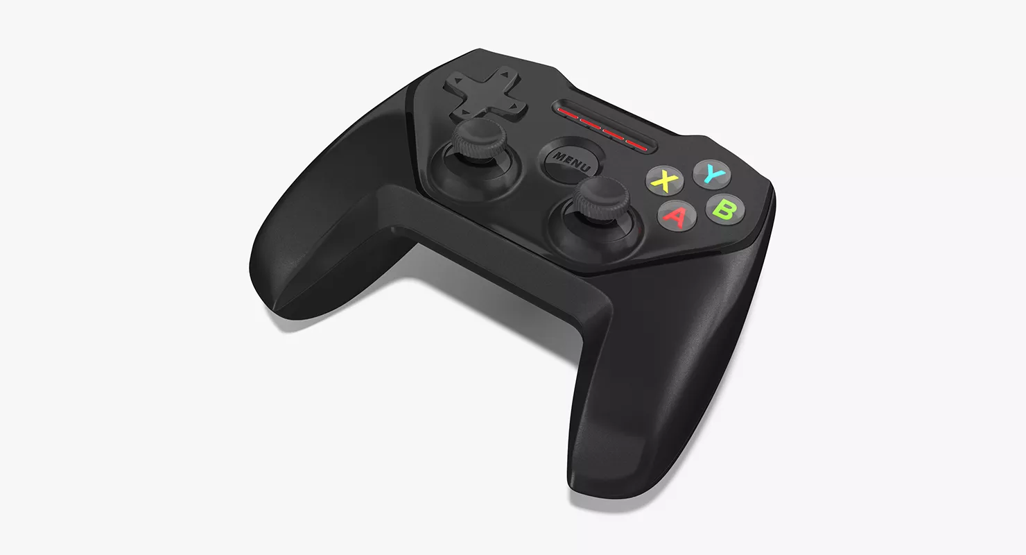 Nimbus Wireless Gaming Controller for Apple TV 3D model