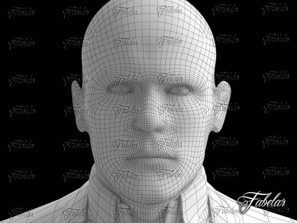 Jason Statham Vray 3D model_3