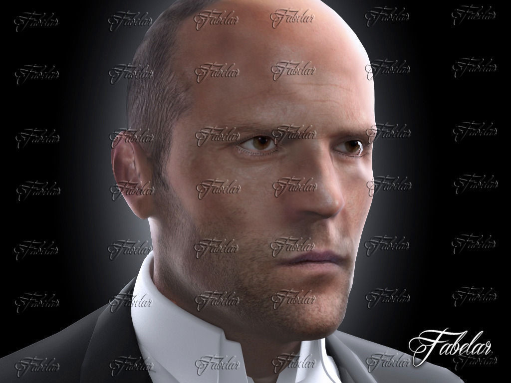 Jason Statham Vray 3D model_1