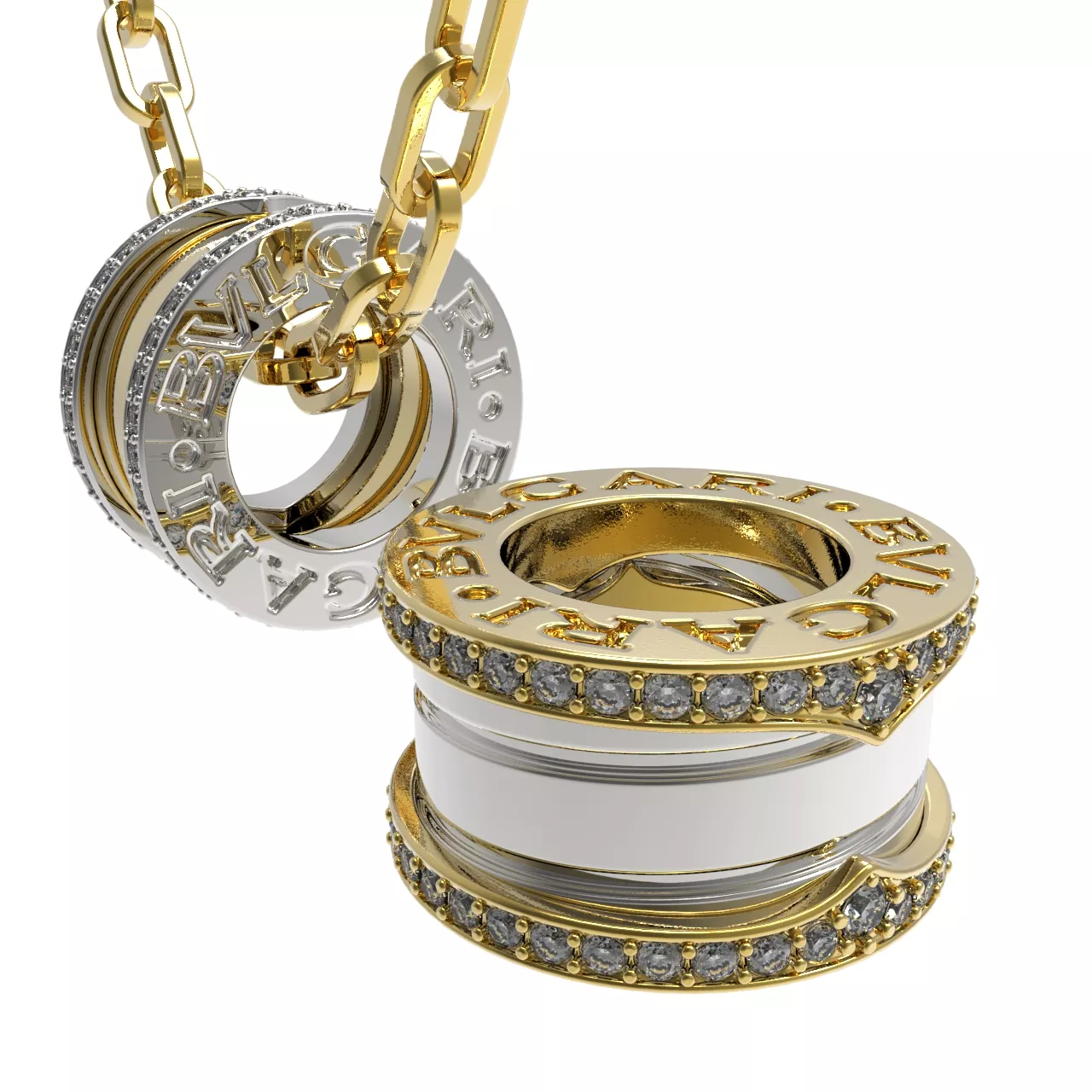 Bvlgari Pendant 3D print model